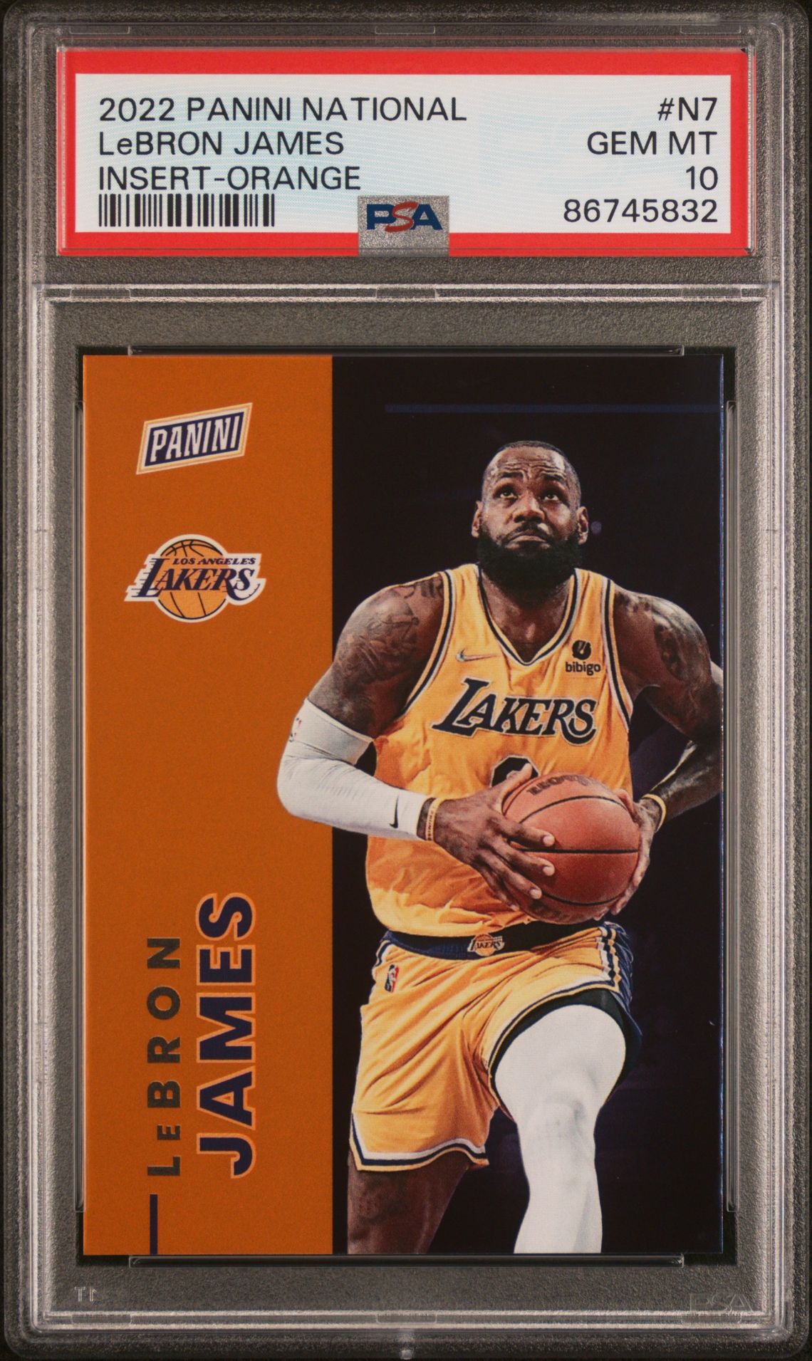 2022 LeBron James [Gold] #N7