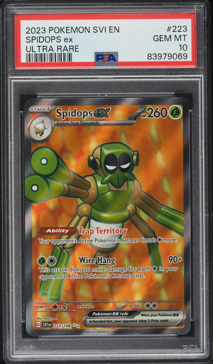 Spidops EX 2023 Pokemon Scarlet & Violet