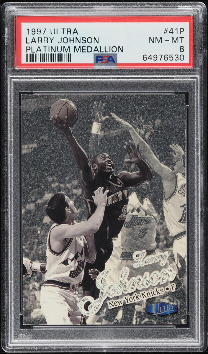 1997 Larry Johnson [Platinum Medallion] #41P
