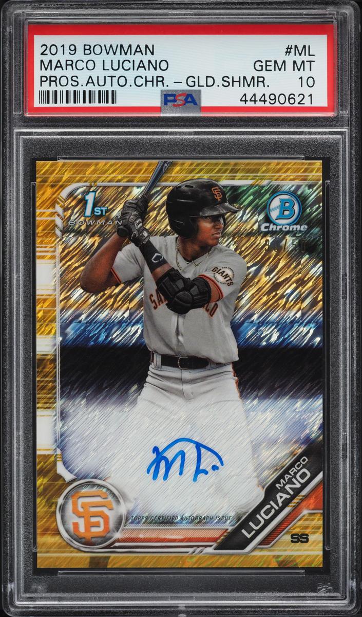 2019 Marco Luciano [Gold Shimmer] #CPA-ML