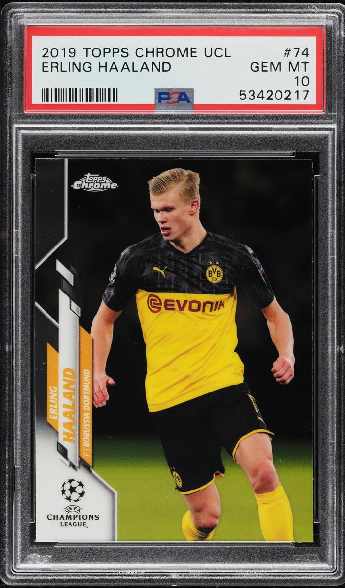 Erling Haaland - 2019 Topps Chrome UEFA Champions League Soccer