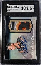 2018 Topps Dynasty Baseball Buster Posey #AP-BP1 SGC 9.5