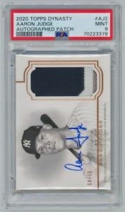 2020 Topps Dynasty Baseball Aaron Judge #DAP-AJ2 PSA 8.5