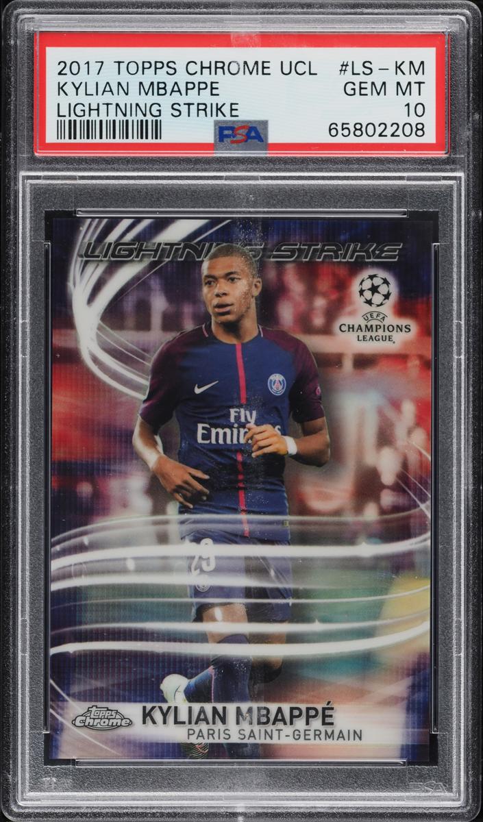 Kylian Mbappe - 2017 Topps Chrome UEFA Champions League Soccer