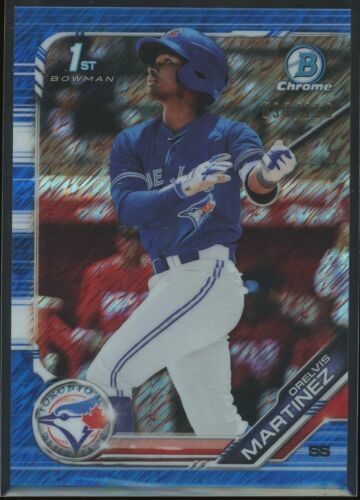 2019 Bowman Baseball Blue Shimmer Orelvis Martinez #BCP-69 PSA 9