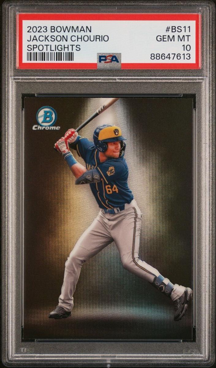 Jackson Chourio 2023 Bowman Spotlights Baseball