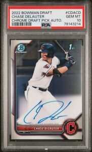 Chase DeLauter - 2022 Bowman Draft Baseball