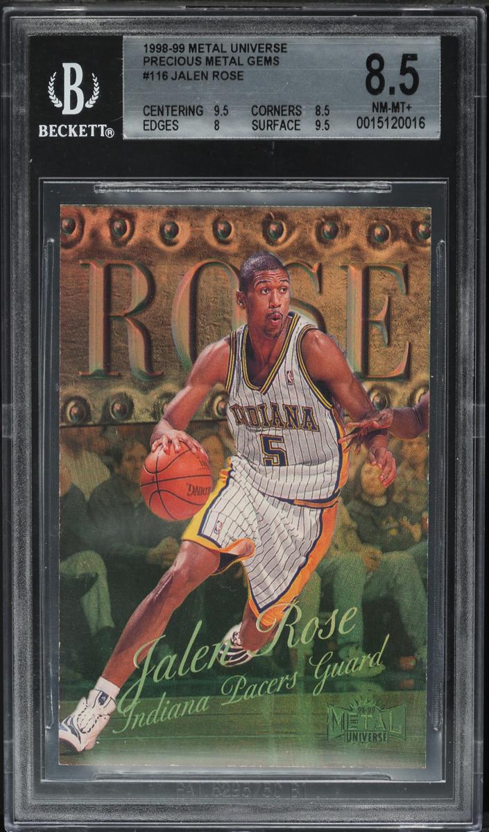 1998 Metal Universe Jalen Rose #116 card