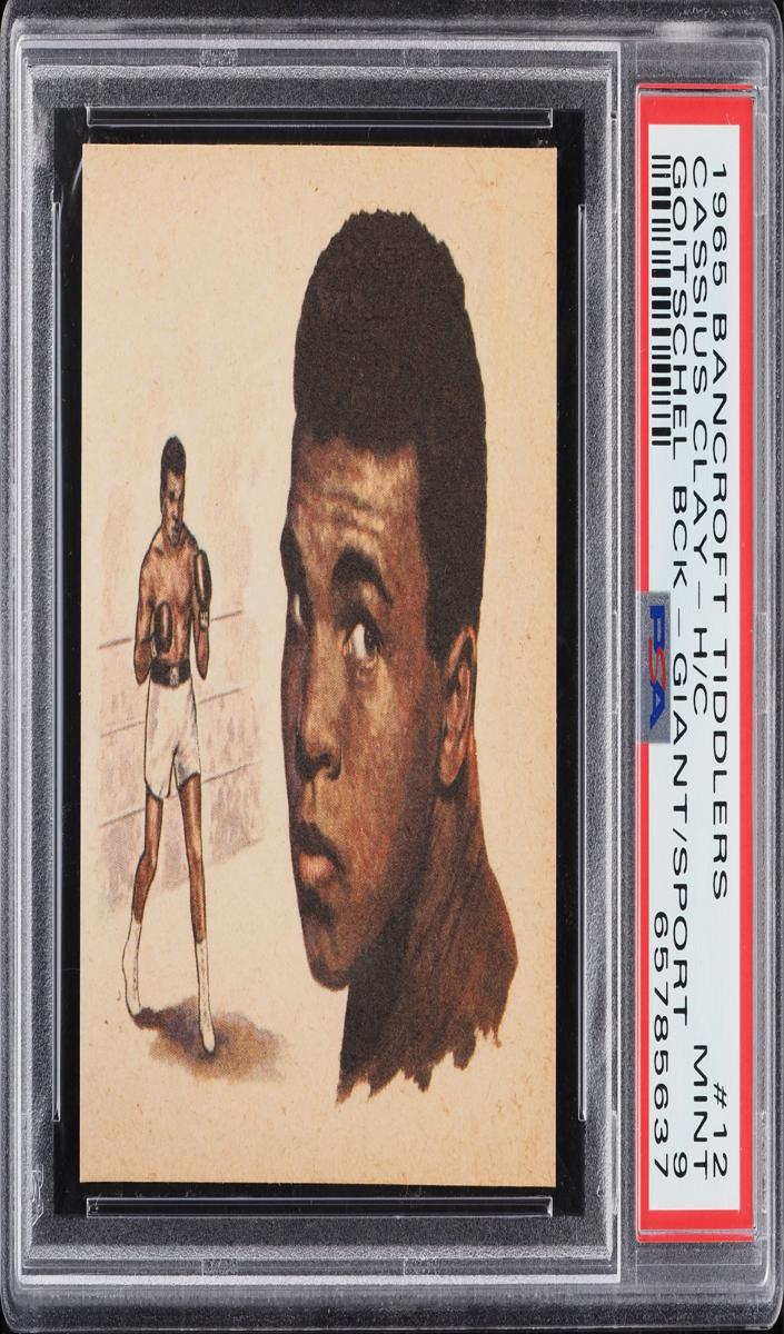 1965 Perfetti Candy Boxing Cassius Clay card