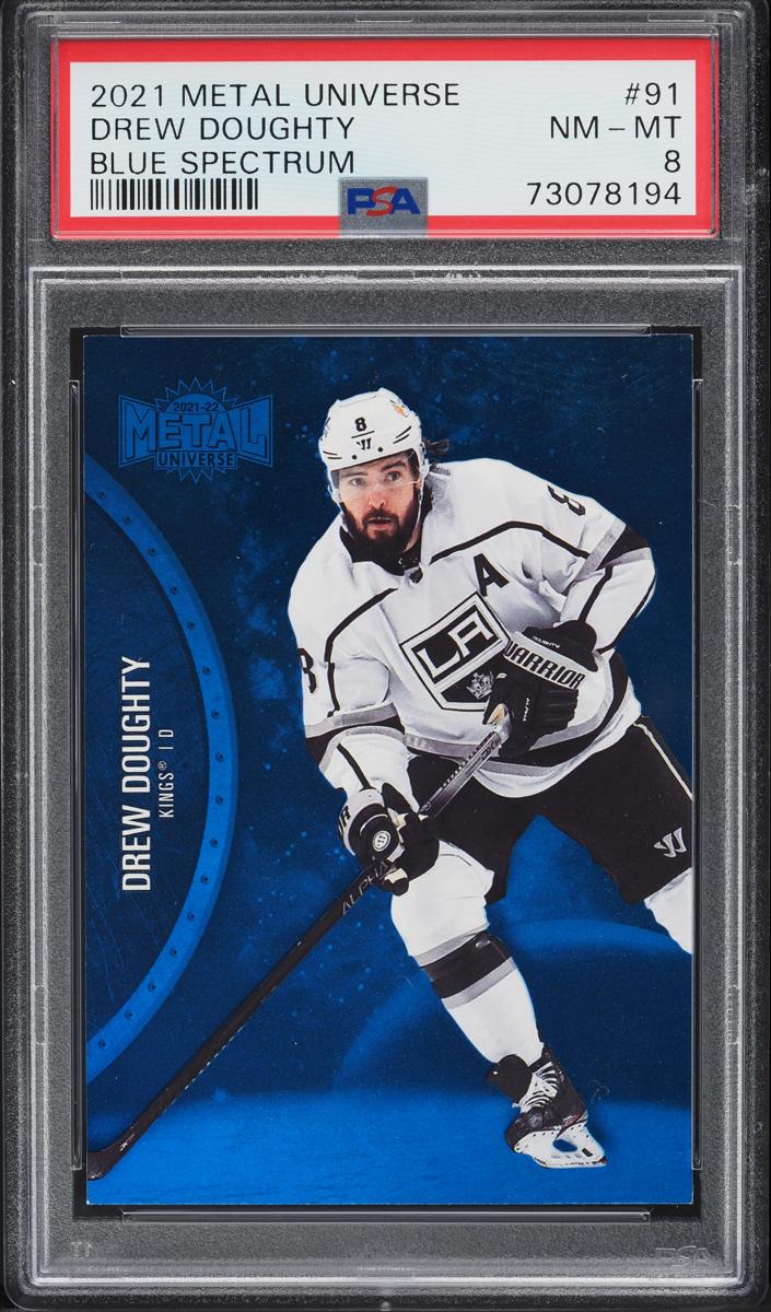 2021 Skybox Metal Universe Drew Doughty [Blue Spectrum] #91 card