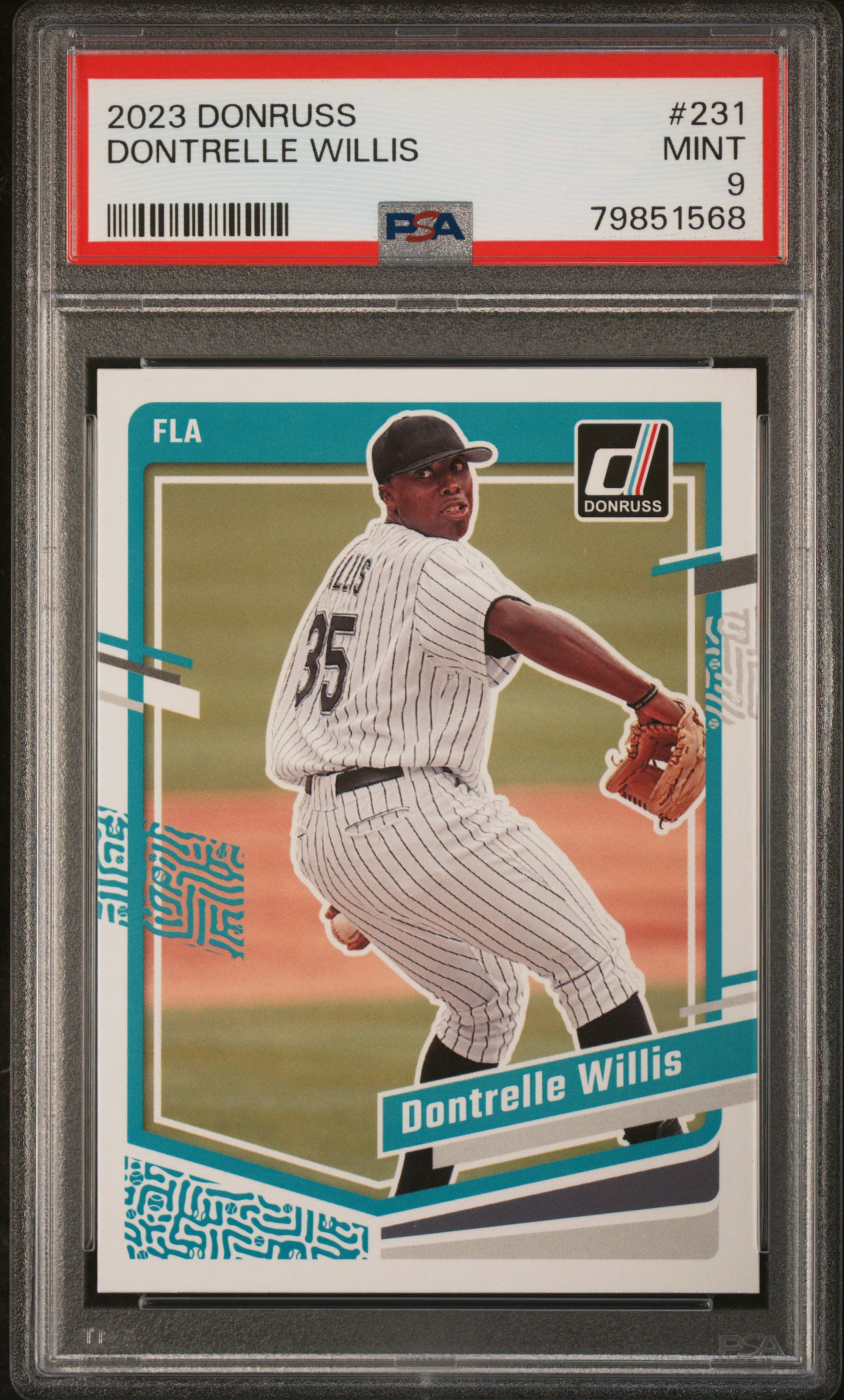 2023 Panini Donruss Baseball Dontrelle Willis #231 PSA 9
