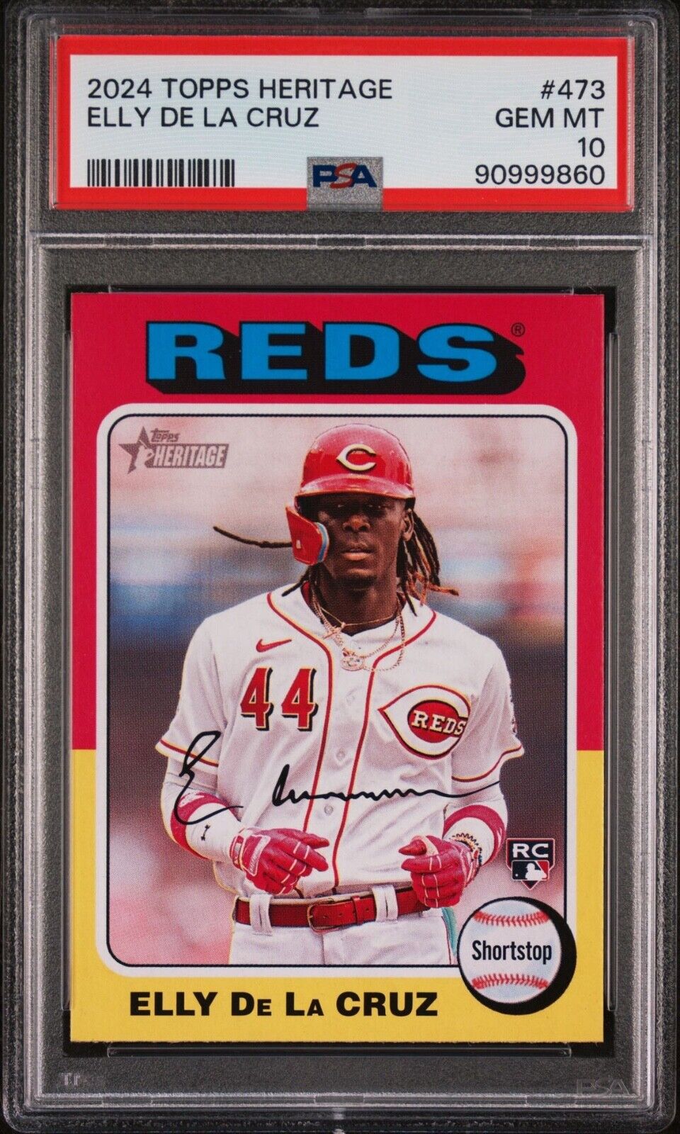 2024 Elly De La Cruz Topps Heritage Baseball #473