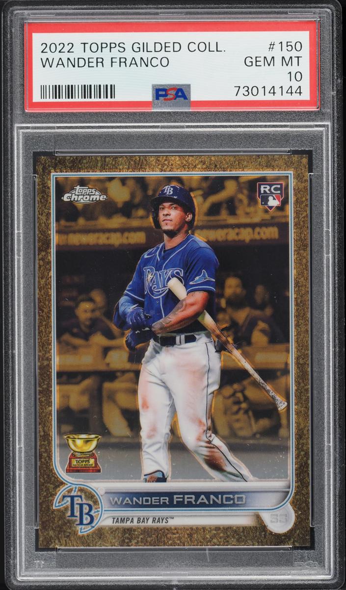 2022 Topps Gilded Collection Baseball Wander Franco #150 PSA 10