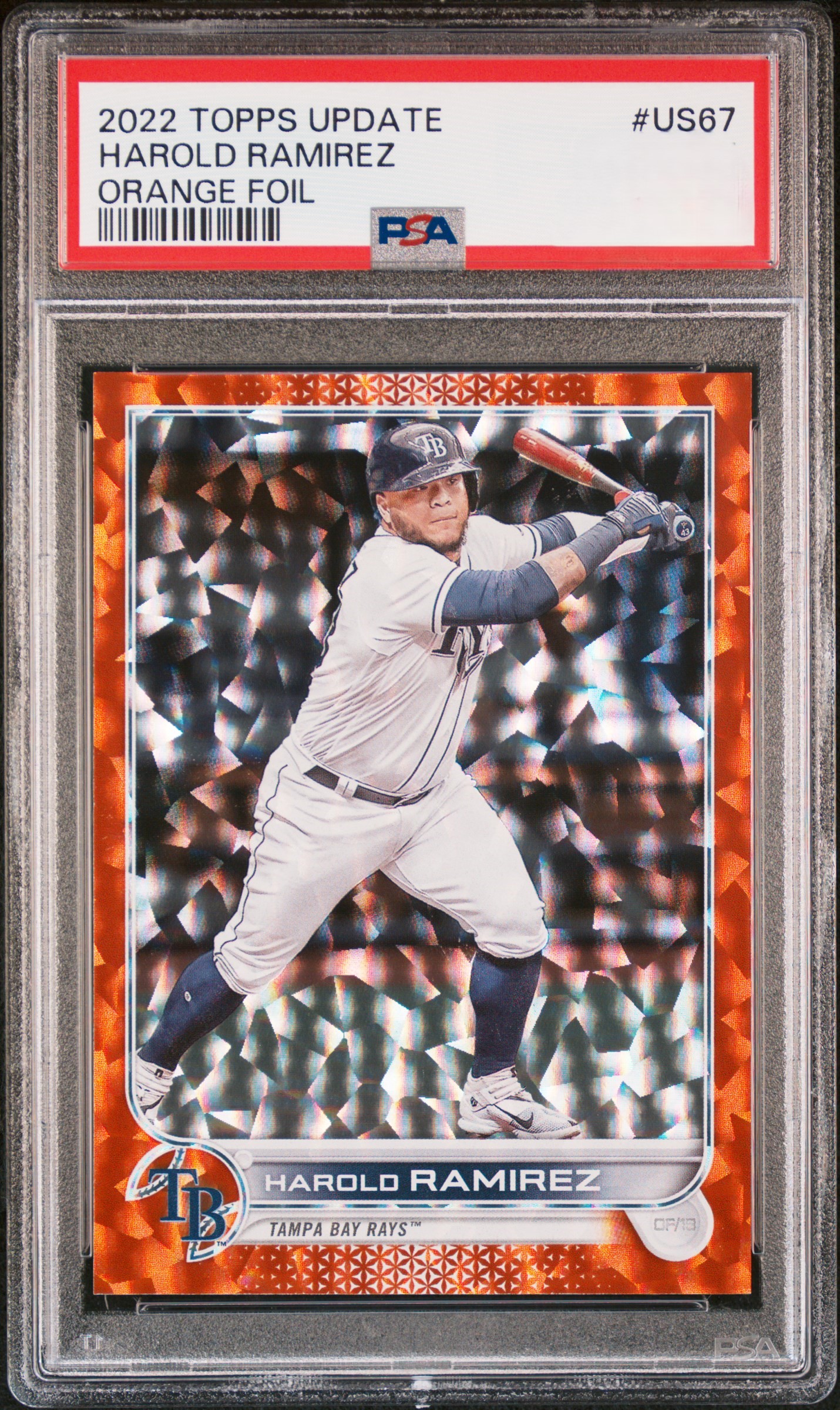2022 Topps Update Baseball Orange Foil Harold Ramirez #US67