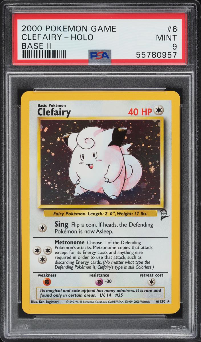 Clefairy Holo 2000 Pokemon Base Set II
