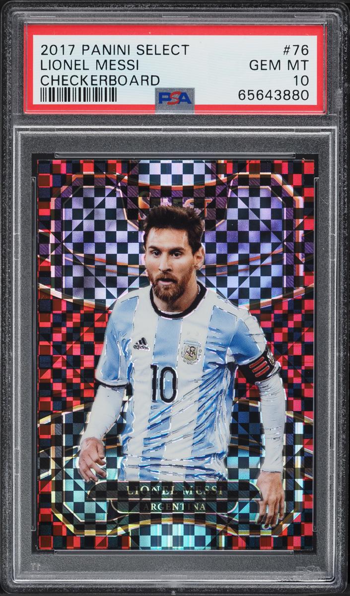 2017 Panini Select Lionel Messi [Blue] #76 card