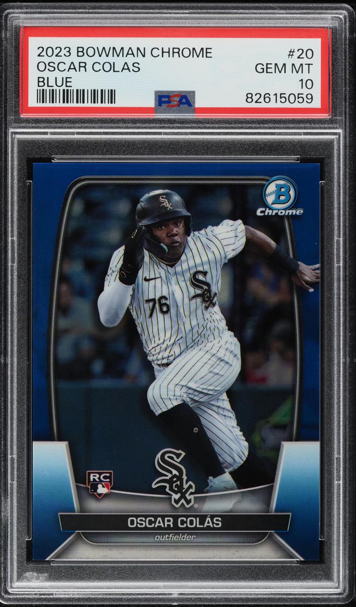 2023 Bowman Chrome Baseball Blue Oscar Colas #20