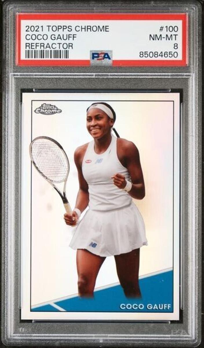 Coco Gauff - 2021 Topps Chrome Tennis