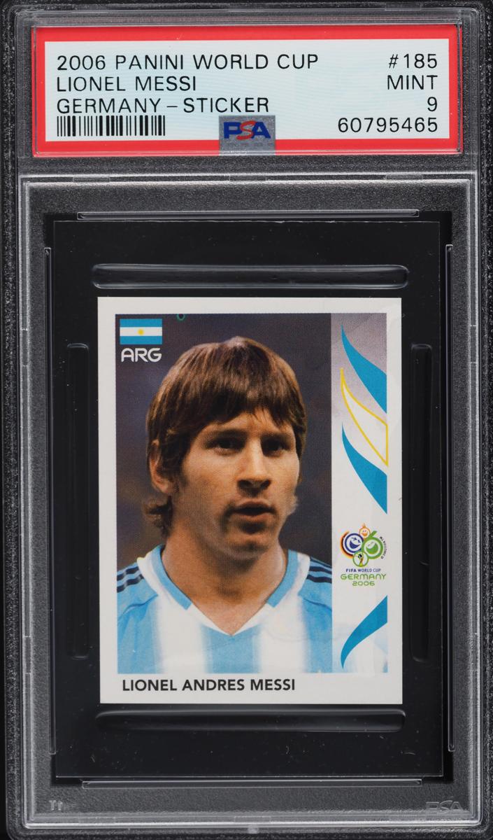 Lionel Messi 2006 Panini World Cup Stickers Soccer 185 Base image