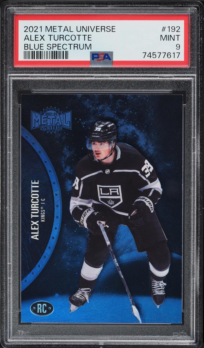 2021 Skybox Metal Universe Alex Turcotte [Blue Spectrum] #192 card