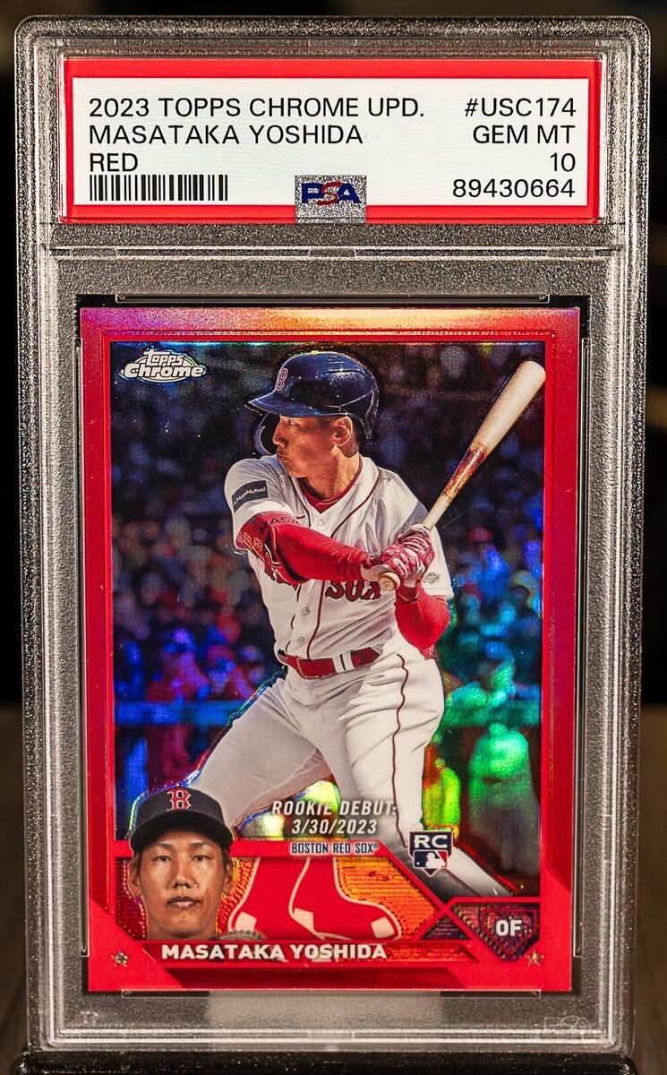 2023 Topps Chrome Update Baseball Red Masataka Yoshida #USC174 PSA 9