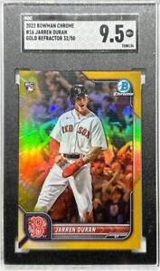 2022 Bowman Chrome Baseball Gold Jarren Duran #16 PSA 9