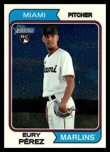 2023 Topps Heritage High Number Baseball Eury Perez #545