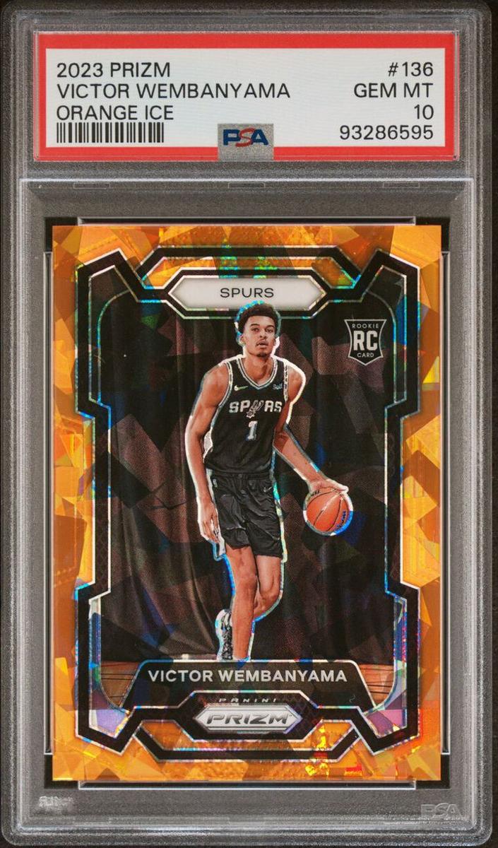 136 Victor Wembanyama - Orange Ice | Card Database