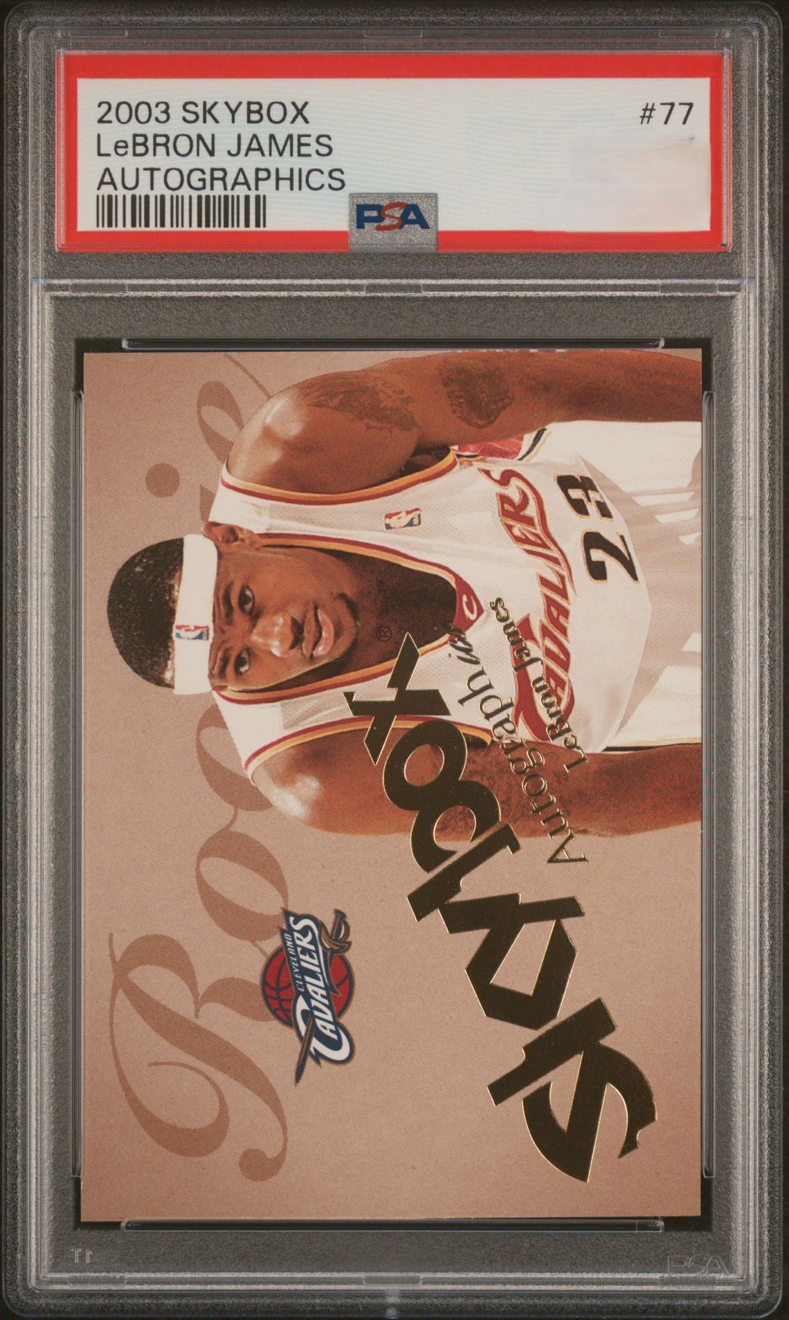 2003 Skybox LeBron James #77 card