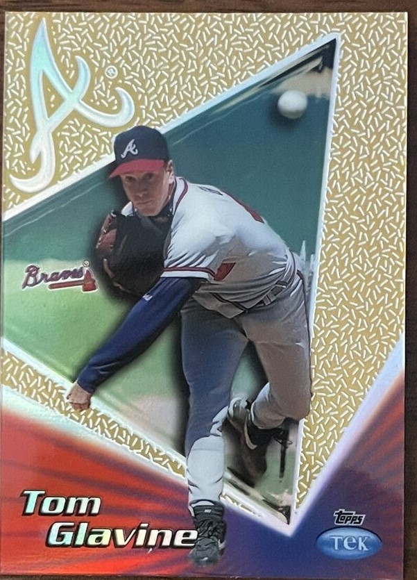 1999 Topps Tek Baseball Pattern 03 Gold Tom Glavine #30B