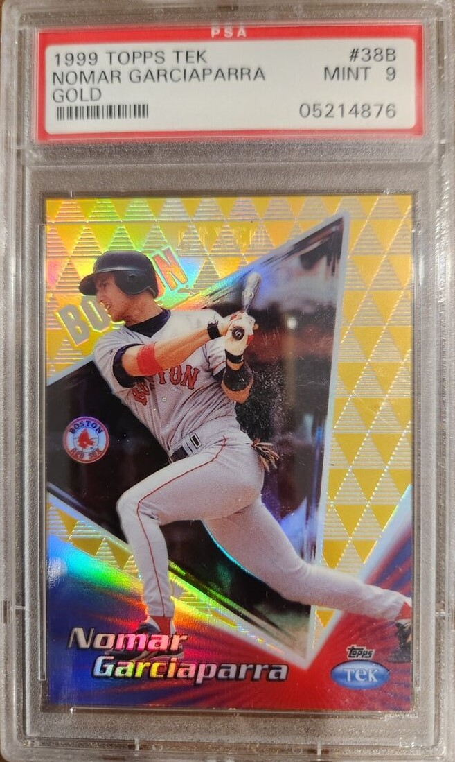 1999 Topps Tek Baseball Pattern 06 Gold Nomar Garciaparra #38B PSA 9