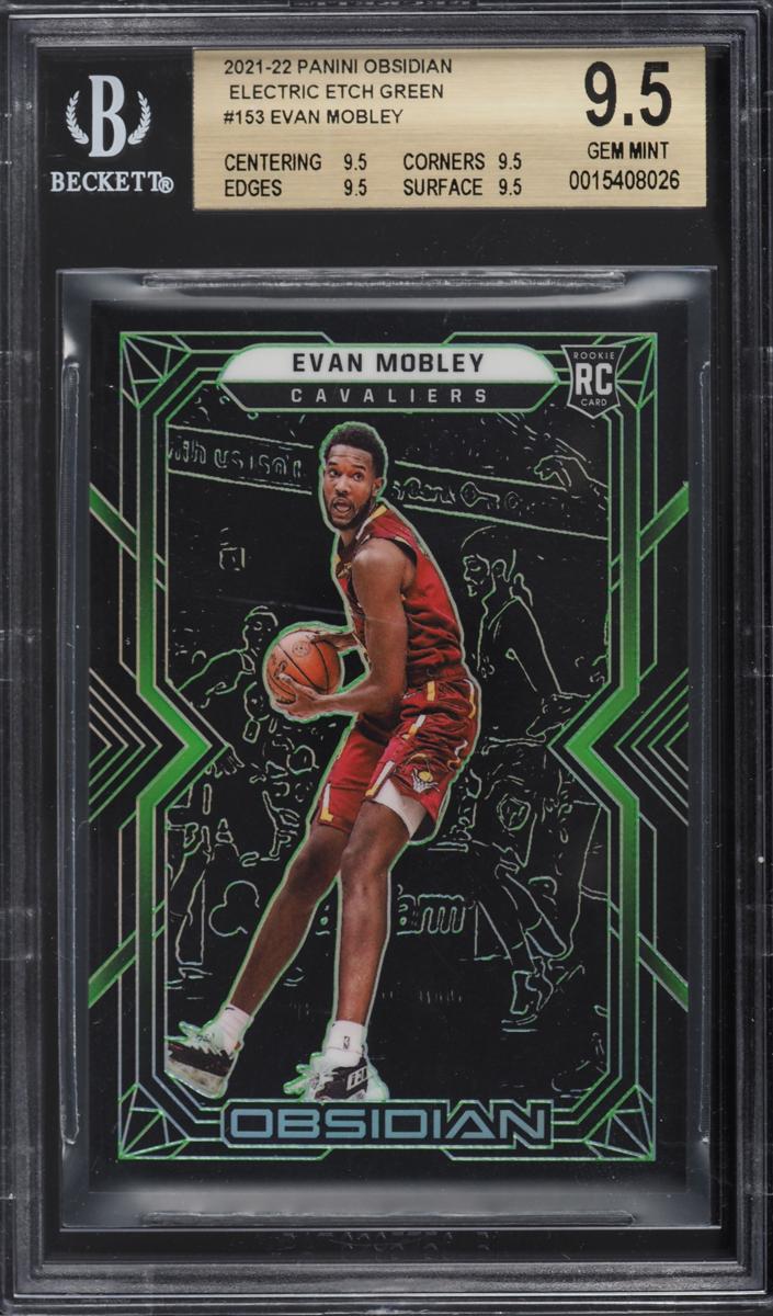 2021 Evan Mobley [Electric Etch Green] #153