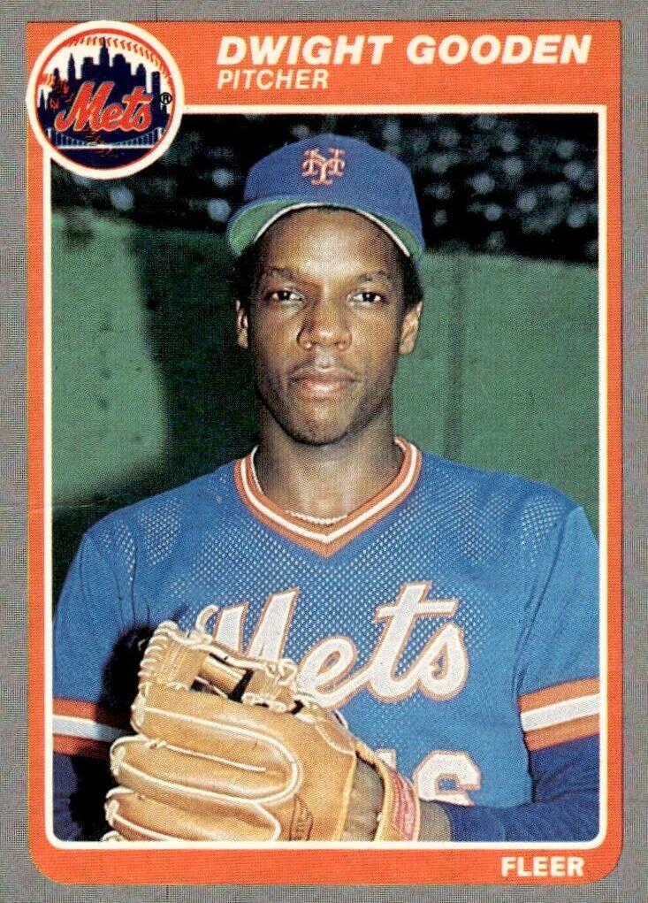 1985 Fleer Dwight Gooden #82 card