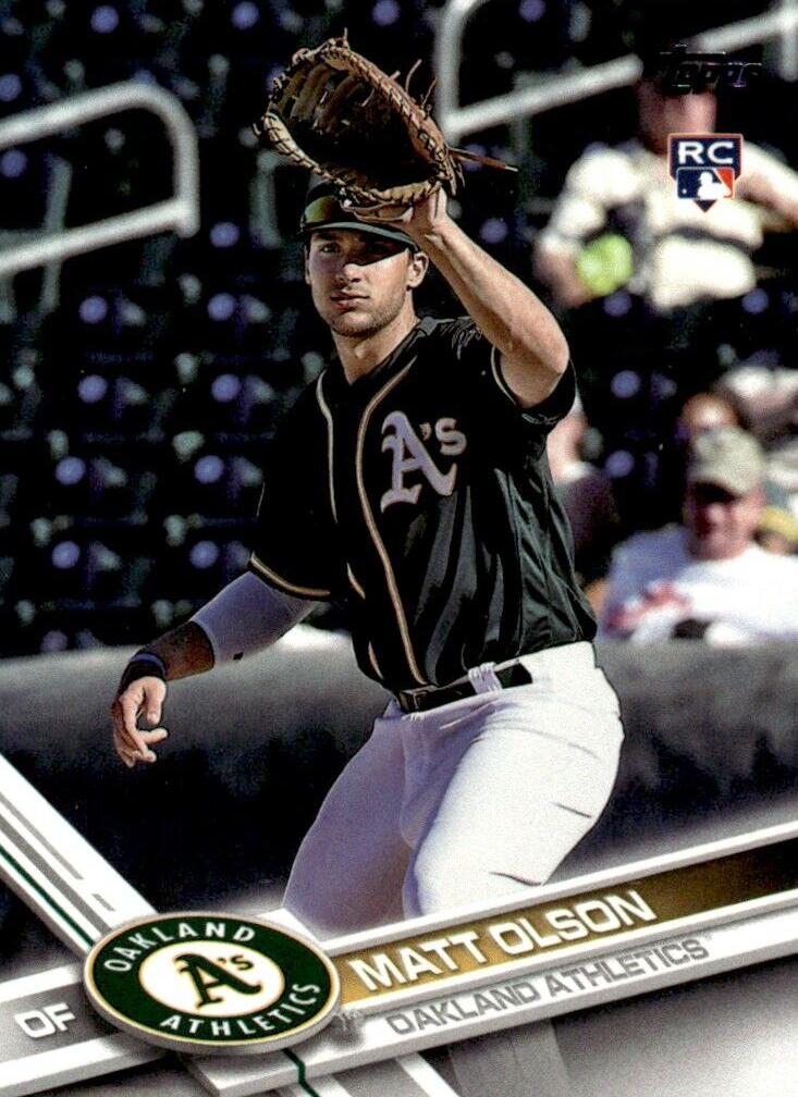 2017 Topps Matt Olson [Purple] #476 card
