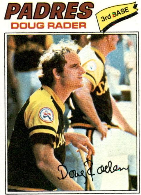 1977 Topps Doug Rader #9 card