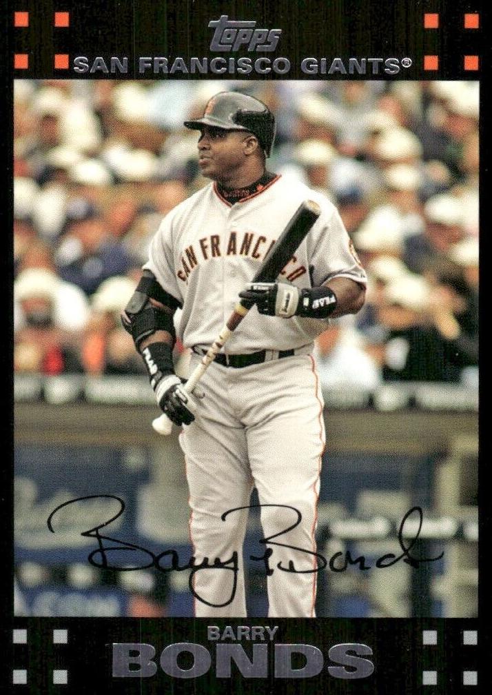 2007 Topps Barry Bonds #661 card
