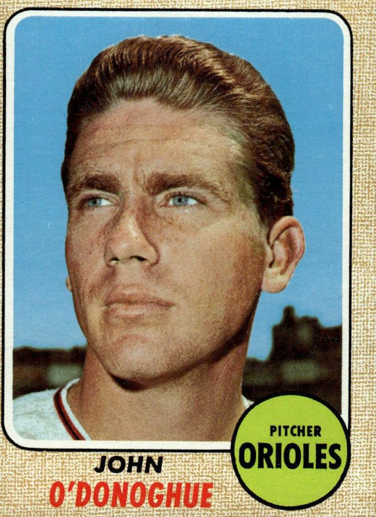 1968 Topps John O'Donoghue #456 card