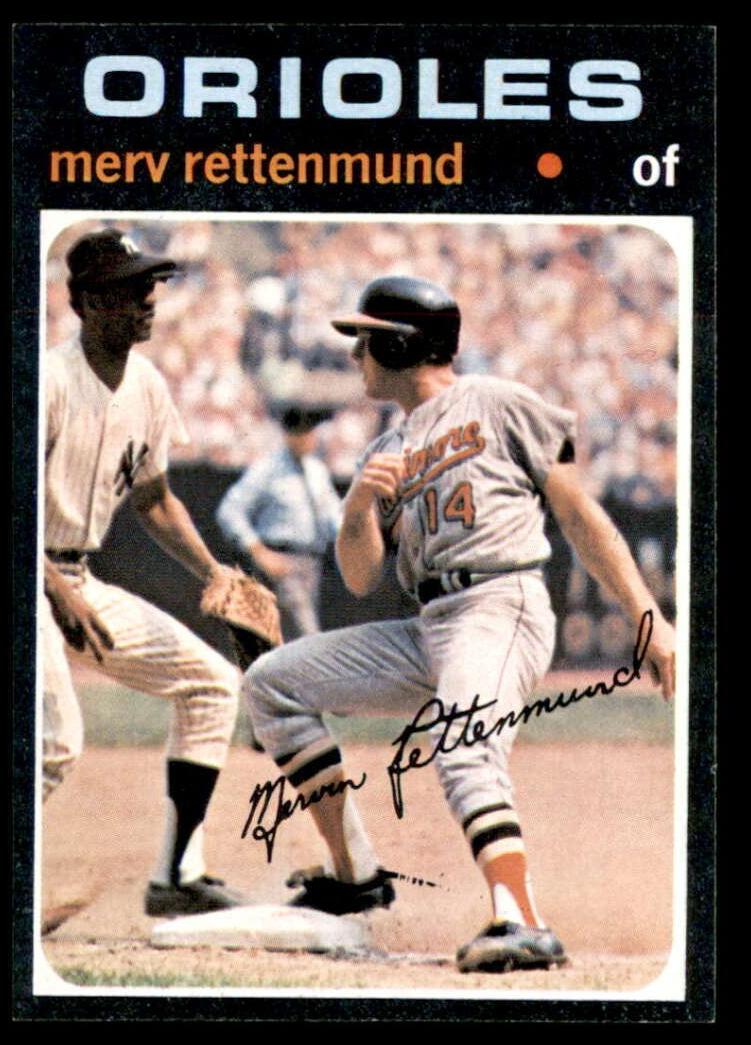 1971 Topps Merv Rettenmund #393 card