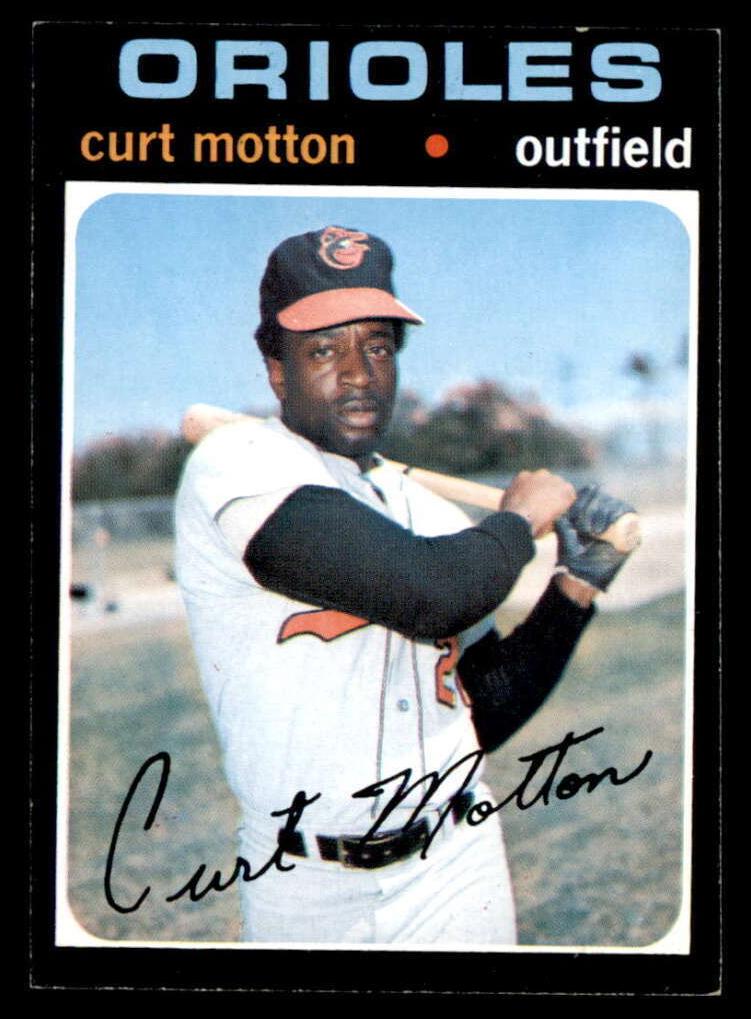 1971 Topps Curt Motton #684 card