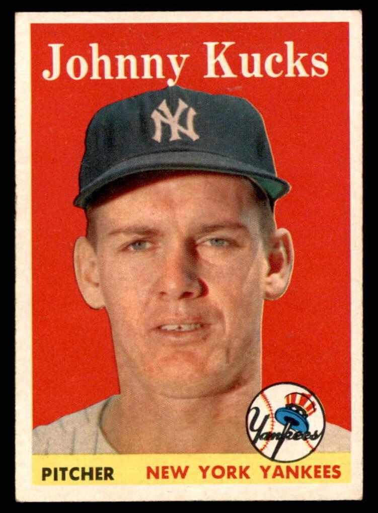 1958 Topps Johnny Kucks #87 card