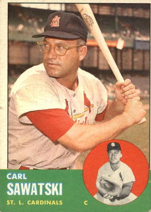 1963 Topps Carl Sawatski #267 card