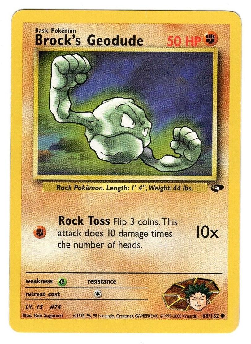 Brock's Geodude 2000 Pokemon Gym Challenge