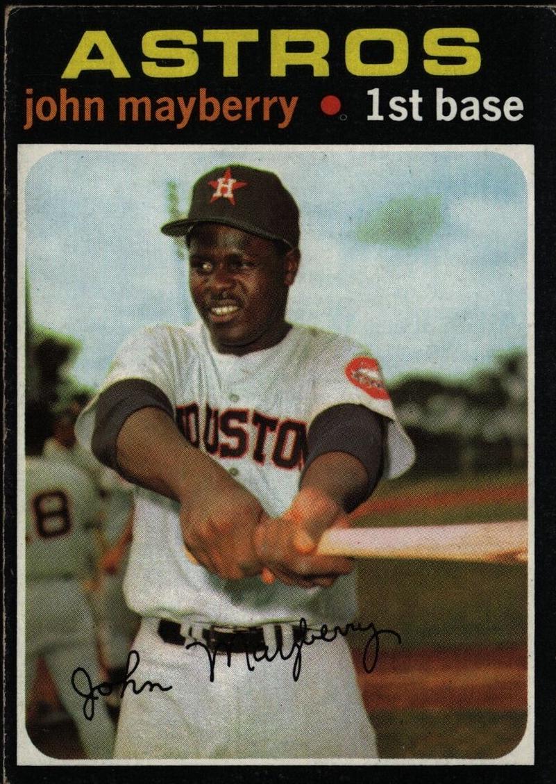 1971 Topps John Mayberry #148 card