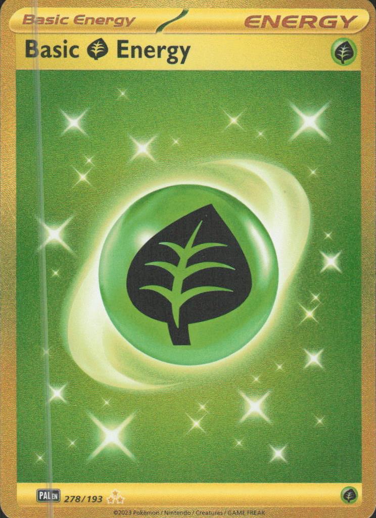 Basic Grass Energy 2023 Pokemon Scarlet & Violet Paldea Evolved