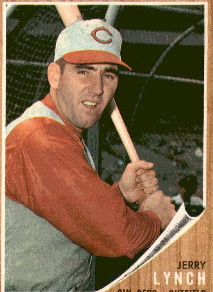 1962 Topps Jerry Lynch #487 card
