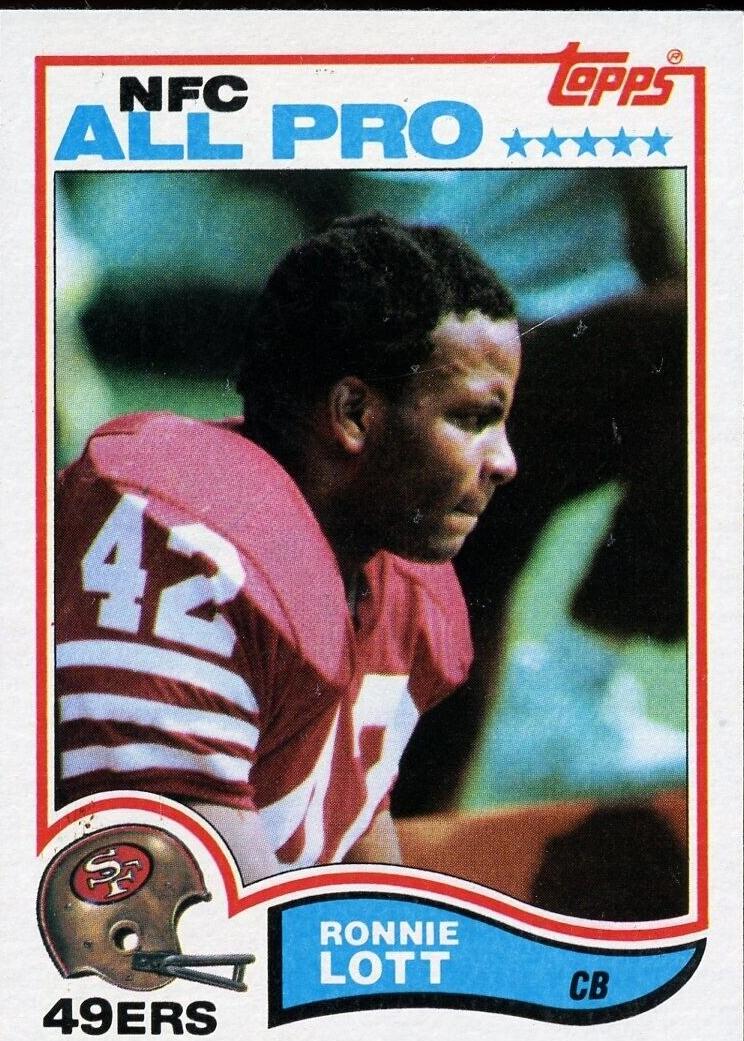 Ronnie Lott 1982 Topps All-Pro Football