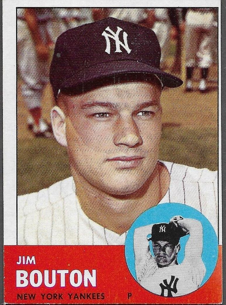 1963 Topps Jim Bouton #401 card