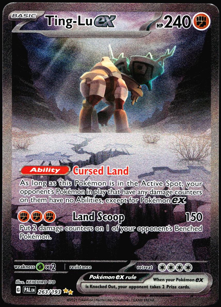 Ting-Lu EX 2023 Pokemon Scarlet & Violet Paldea Evolved