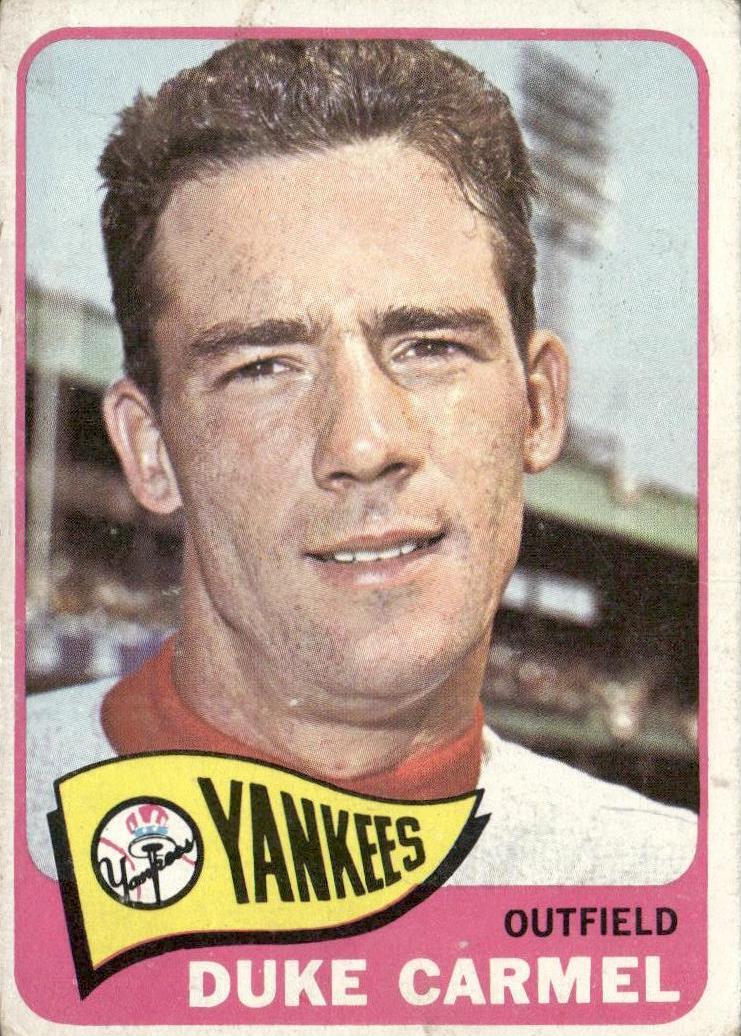 1965 Topps Duke Carmel #261 card