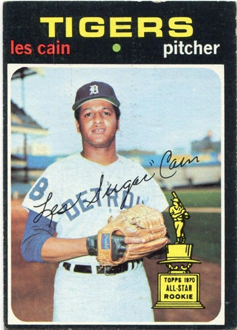 1971 Topps Les Cain #101 card